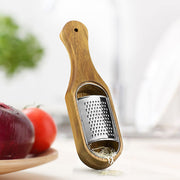 Wooden & Stainless Steel Cheese Grater
